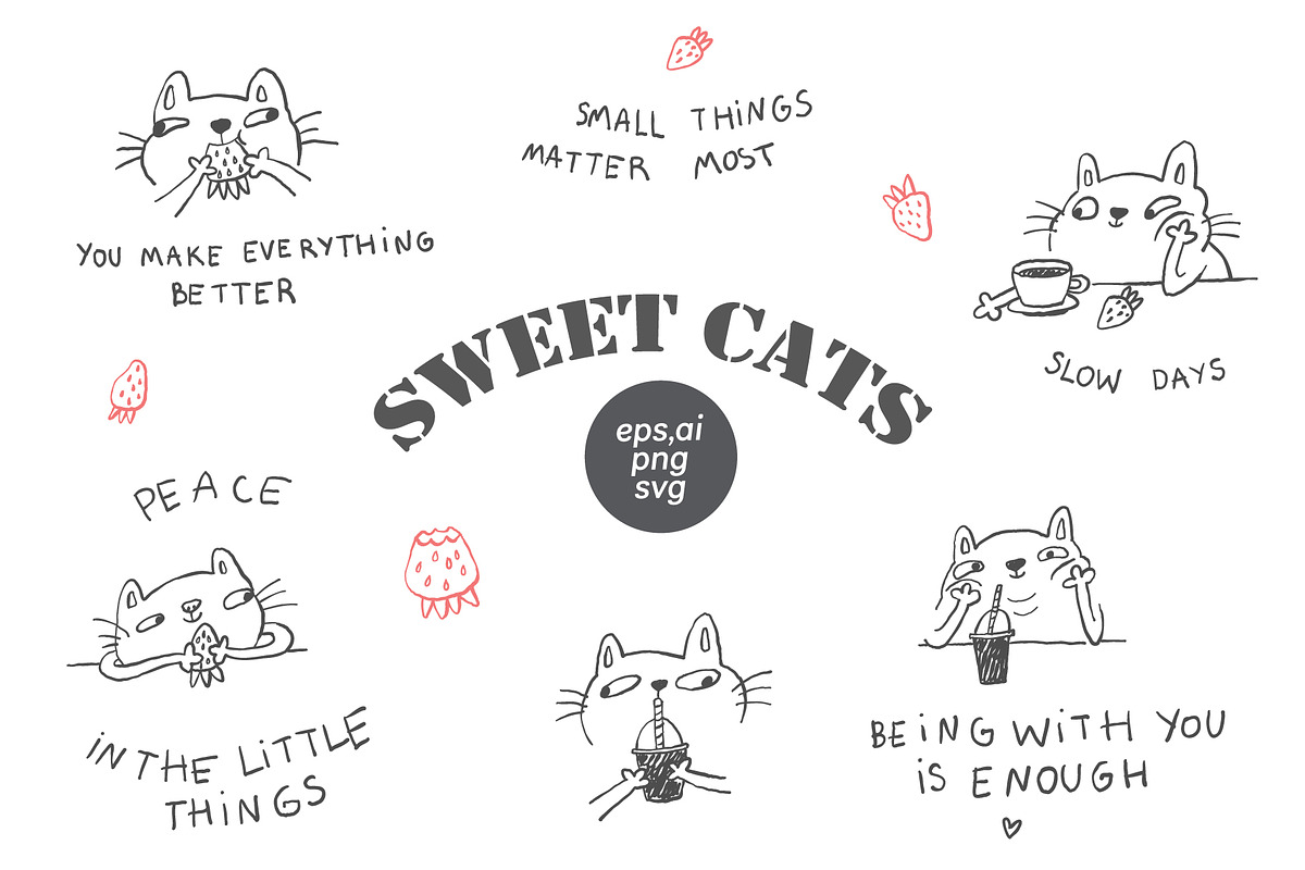Gentle Mood Set, an Illustration by Anastasiya Klempach (Photo 1 of 9)