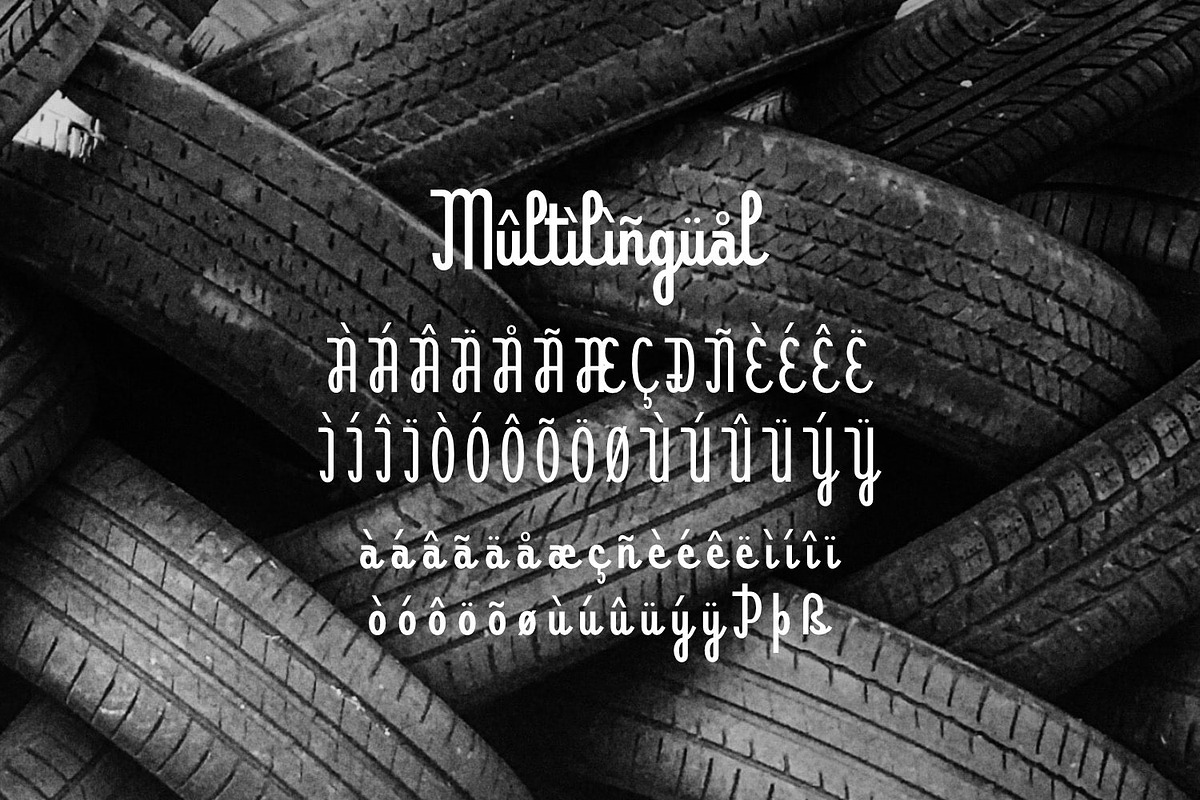 Black Butcher - Oldtype Series, a Script Font by ikiiko (Photo 8 of 8)