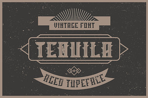 Tequila label font, a Script Font by Heather_insane
