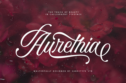 Aurethia - Beauty Calligraphy Font