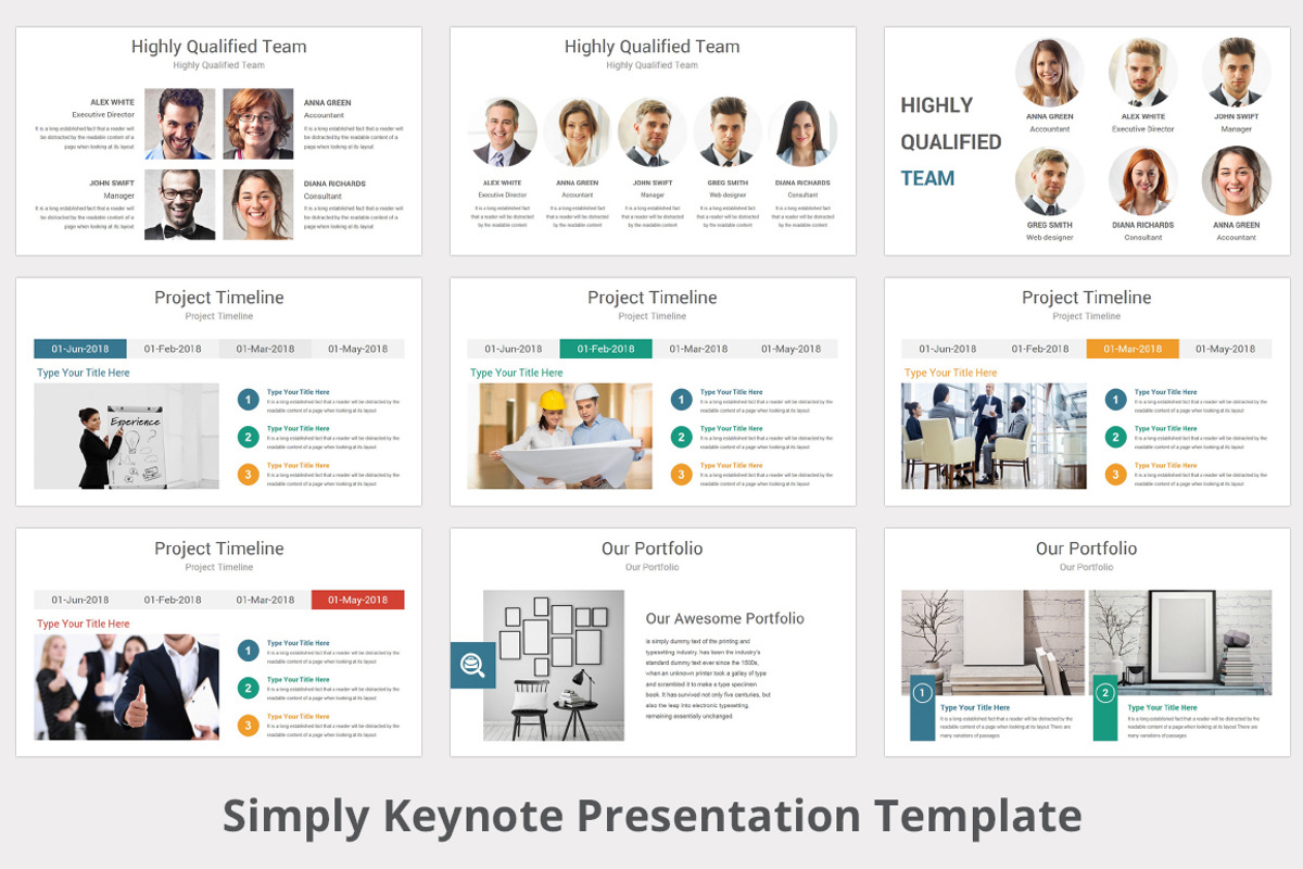 Simply Keynote Template, a Presentation Template by GraphicStan (Photo 8 of 24)