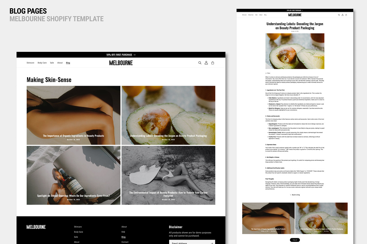 MELBOURNE | Beauty Shopify Theme, a Shopify Template by Studio Mayde (Photo 8 of 9)