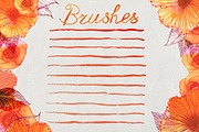 Megapack watercolor for design, an Illustration by Samui-Art (Thumbnail 6 of 6)