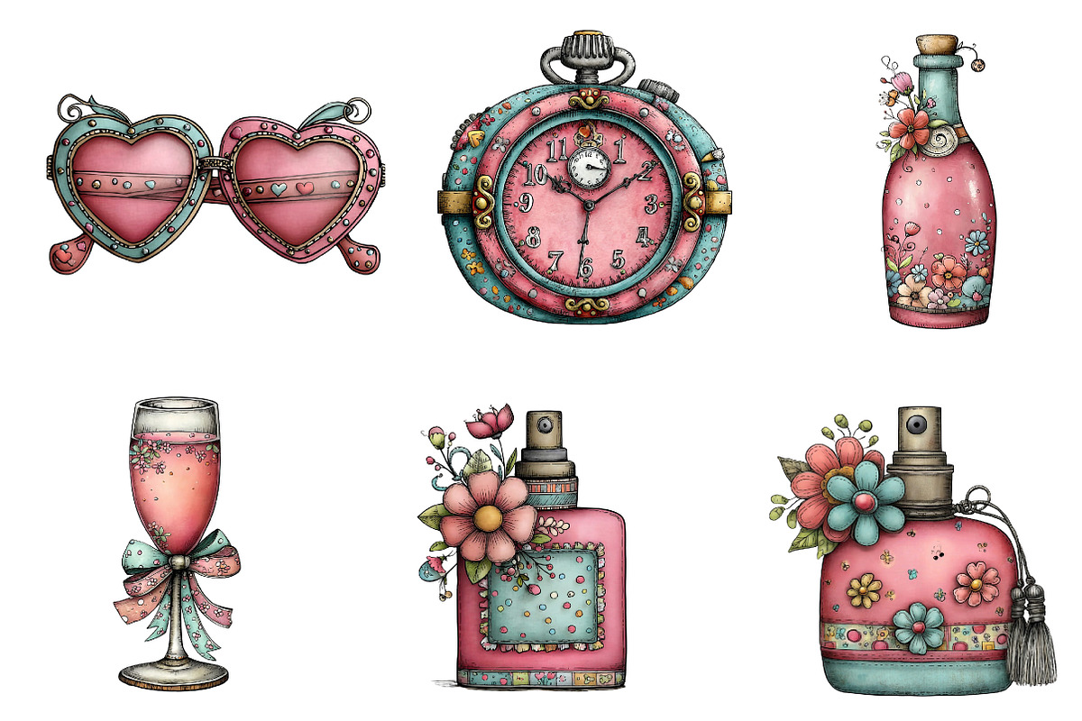 Happy New Year Clipart, an Illustration by CreationArt (Photo 3 of 7)