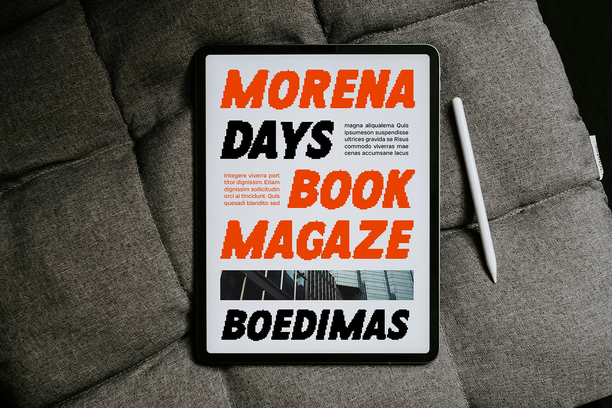 Becham Pixel, a Sans Serif Font by Craft Supply Co. (Photo 6 of 8)