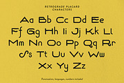 Retrograde Wide Vintage Placard Sans, a Sans Serif Font by Struvictory.art (Thumbnail 6 of 10)