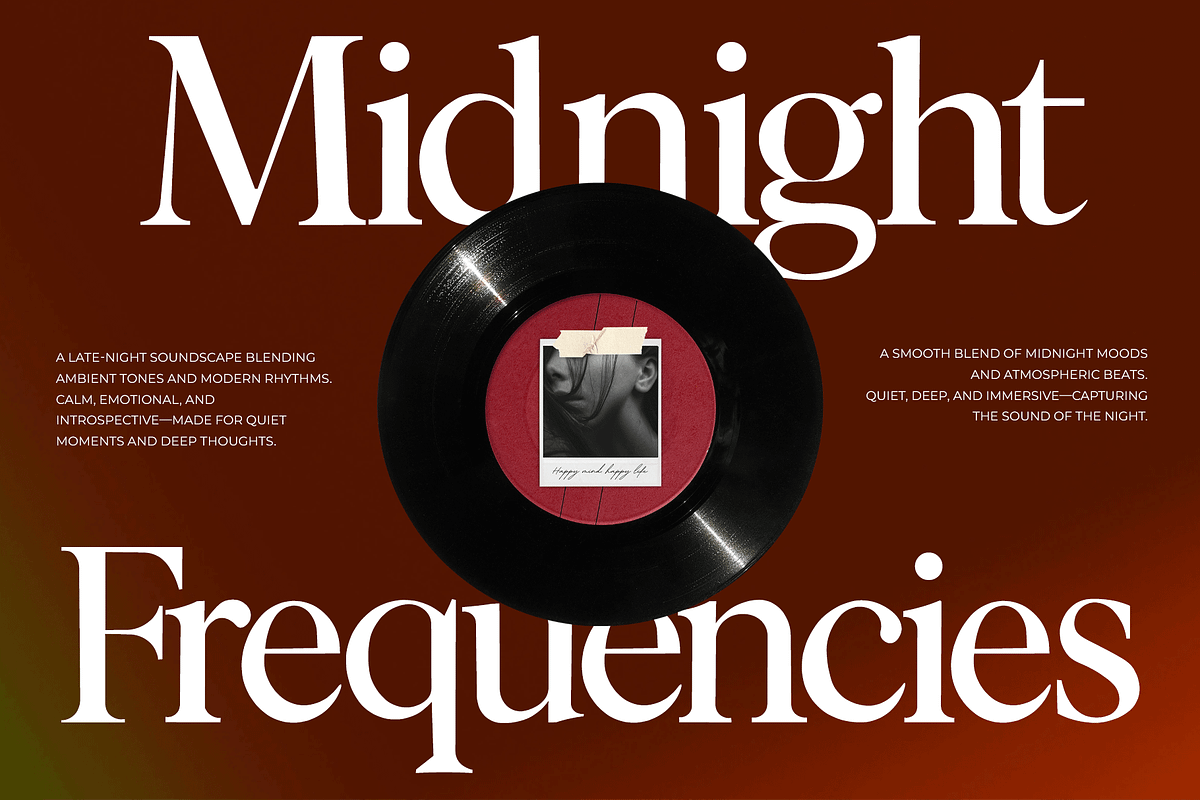Orvaless – Modern Serif Font, a Serif Font by overlaytemplates (Photo 2 of 5)