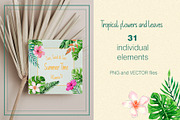 Tropical Botanical Watercolor, an Illustration by LazyArtyCat (Thumbnail 4 of 5)