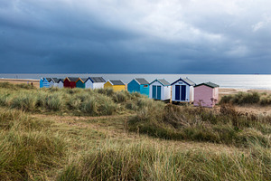 Line of Beach Huts, Southwold