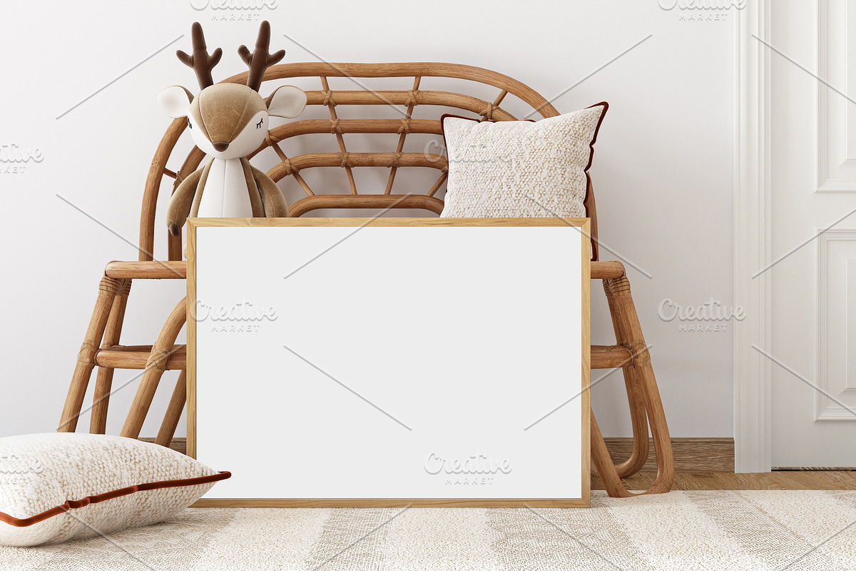 Frame Mockup Bundle Kids - 46, a Household Mockup by Mockup Shop (Photo 7 of 20)