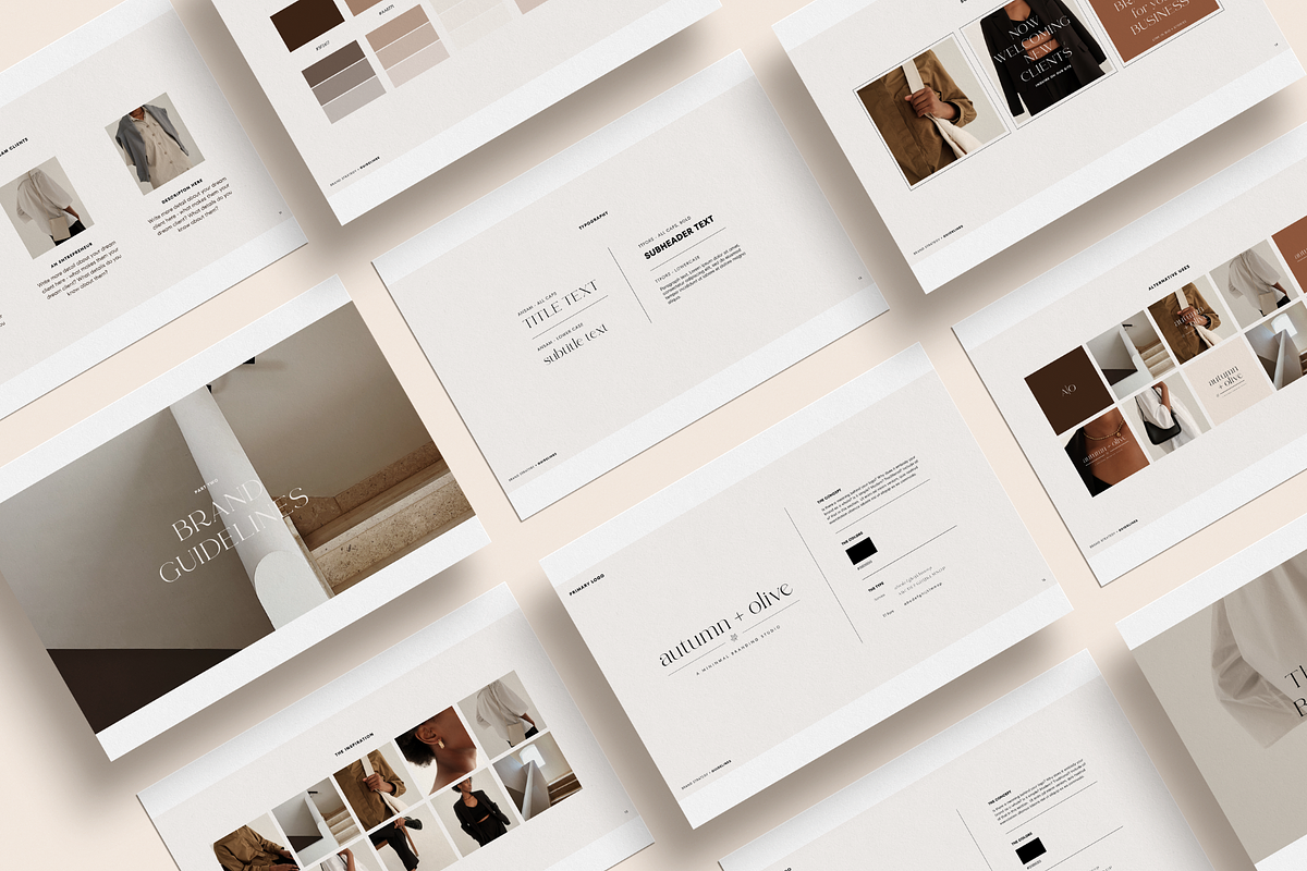 Brand Guidelines + Strategy | Canva, a Branding & Logo Template by Tiny Pine Creative (Photo 3 of 10)