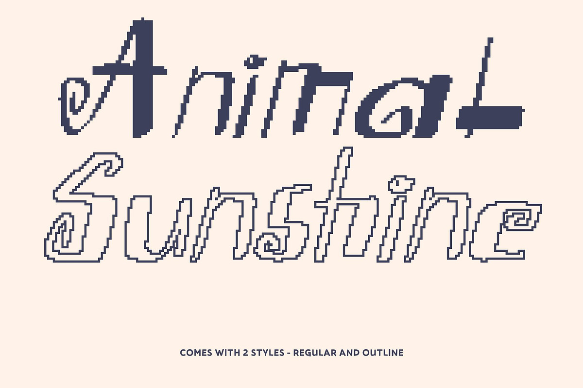 CS Bephyra Pixel, a Sans Serif Font by Craft Supply Co. (Photo 3 of 8)