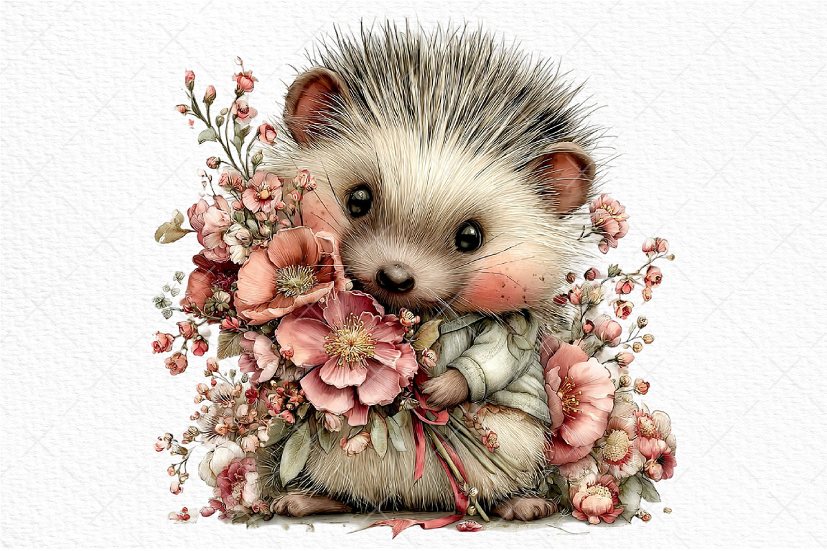 Spring Watercolor Animals Clipart, an Illustration by Craft Nest (Photo 9 of 11)