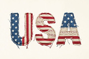 USA Faux Patchwork PNG, a Seasonal Illustration by Canvas Craft (Thumbnail 1 of 6)