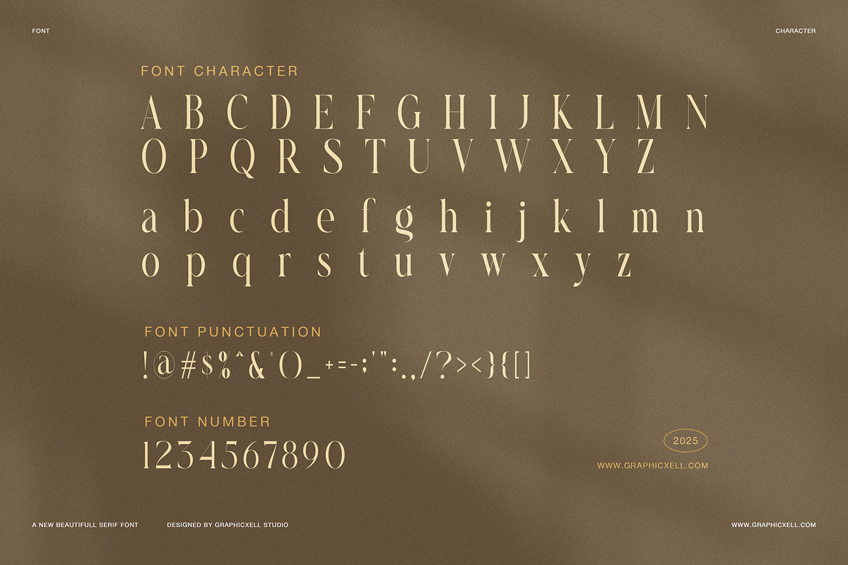 Roalling Elegant Serif Font, a Serif Font by Graphicxell (Photo 7 of 8)