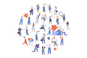 Vector People 200+ Bundle, a Person Illustration by Vector_Art (Thumbnail 20 of 28)