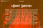 SinisterNight-Halloween Typography, a Blackletter Font by panakota studio (Thumbnail 2 of 10)