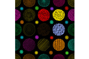 Seamless background with colored, a Texture Illustration by Nenahliadava Design