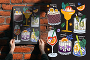Summer Cocktails & Drinks Collection, a Food Illustration by Luamor (Thumbnail 5 of 6)
