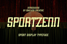 Sportzenn Bold Athletic Sport Font