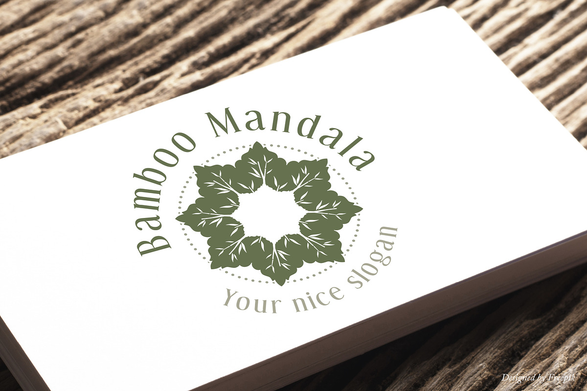 Mindful Bamboo Mandala Branding Kit, a Branding & Logo Template by Elibee (Photo 2 of 11)