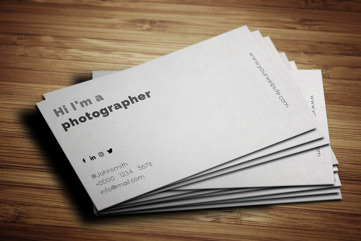 Photography Business Card, a Business Card Template by Saman Osama (Photo 3 of 4)