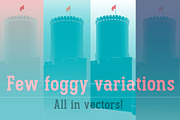 Foggy castle, an Illustration by Paulina Buzniak (Thumbnail 4 of 5)