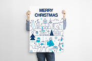 Flat Line Christmas Illustration Set, a Seasonal Illustration by Creative Graphics (Thumbnail 10 of 12)