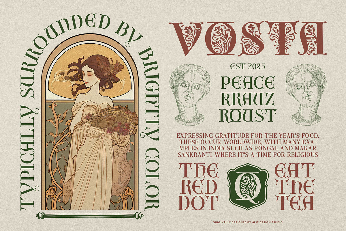 Verond Son A Symphony of Classical, a Serif Font by alit design (Photo 10 of 20)