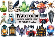 Halloween Character  Spooky, an Illustration by Design Market (Thumbnail 1 of 4)