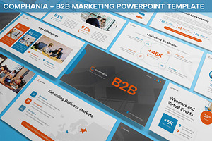 Comphania - B2B Marketing Powerpoint, a Presentation Template by SlideFactory