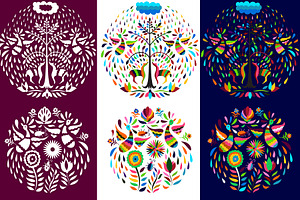 Vector Otomi Creative Set