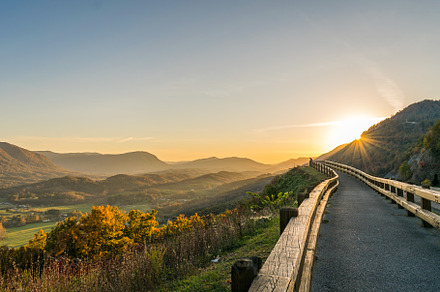 Valley sunset stock photo containing powell valley and big stone gap, a Nature Photo by Will Bouton