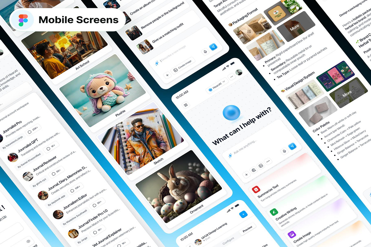 AI-Chatting Dashboard UI Kit Design, an UI Kit Template by Lumina_ui_ux202 (Photo 5 of 7)