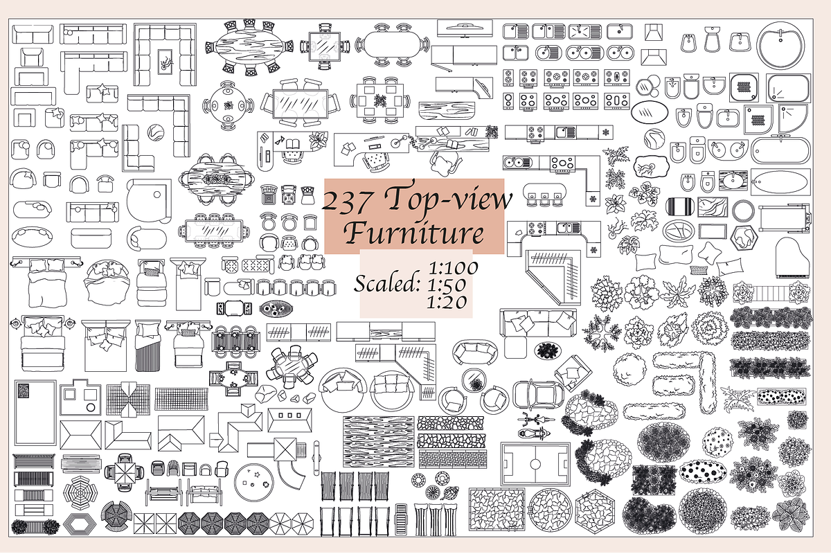 237 Scaled furniture elements, a Work Illustration by TheHyggeShopDesign (Photo 3 of 3)