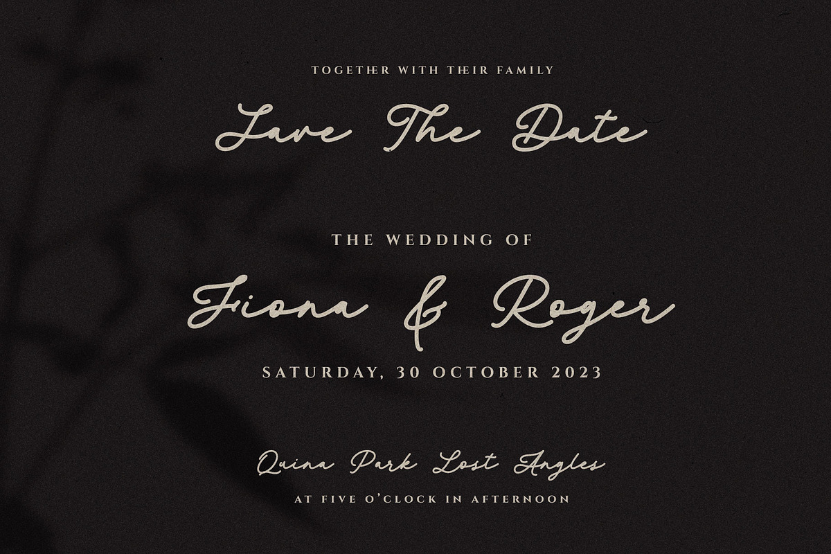 October Shine Monoline Font, a Handwritten Font by RantautypeStudio (Photo 14 of 17)