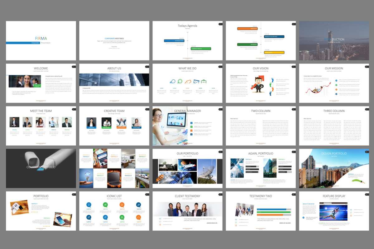 Firma Powerpoint Template, a Presentation Template by GreenDesign (Photo 1 of 4)