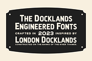 Docklands Font Family, a Sans Serif Font by Hemphill Co (Thumbnail 2 of 12)