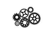 Gear & Cogwheel Silhouette Vector Bu, an Illustration by jahid234 (Thumbnail 12 of 51)