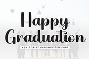 Happy Graduation | Script Font, a Handwritten Font by Scratchones (Thumbnail 1 of 8)