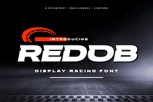REDOB – Sport Racing Font
