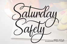 Saturday Safety | Script Font