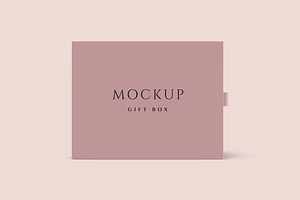 Gift Box Mockup - Size 2