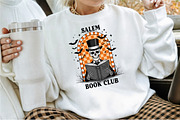 Salem Book Club Retro Halloween PNG, an Illustration by Sublimation Artist (Thumbnail 2 of 9)