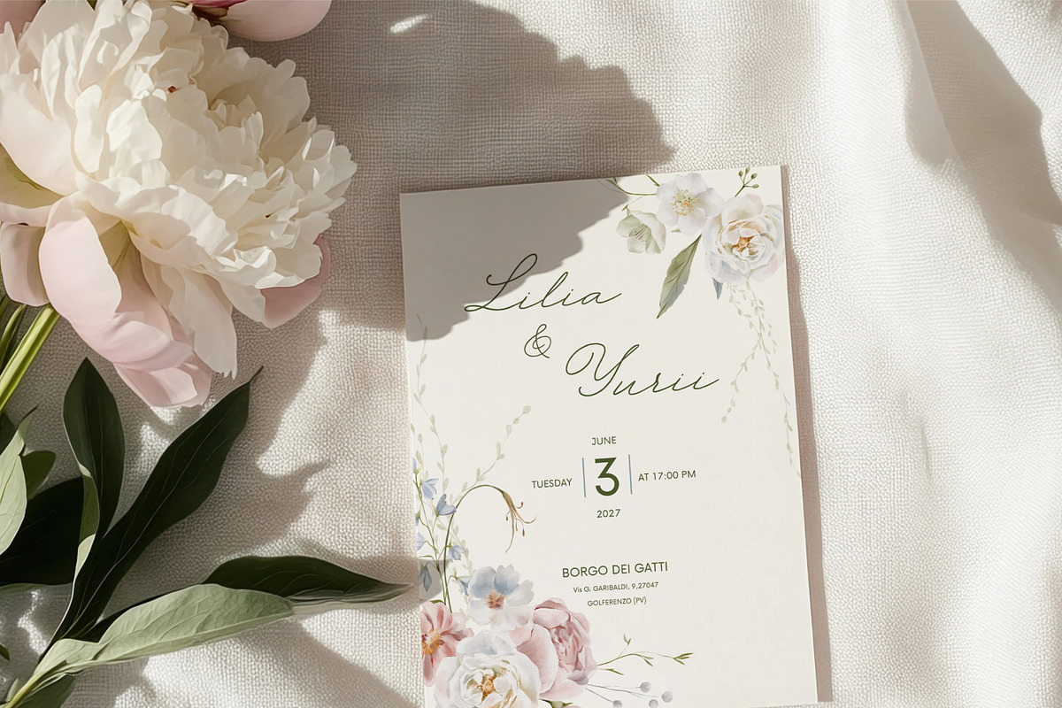 Timeless Blossoms_Watercolor Clipart, an Object Graphic by NikiArts (Photo 8 of 12)