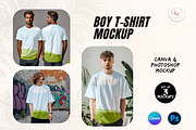 Mockup of Summer T-Shirt Canva, a Merchandise Mockup by Hafsa Studio 85 (Thumbnail 1 of 3)
