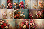 85 Fine Art Vintage Floral Design, a Texture Illustration by Bilgep_design (Thumbnail 2 of 19)