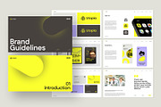 Utopia V4- Brand Guidelines Template, a Branding & Logo Template by graphypix (Thumbnail 3 of 14)