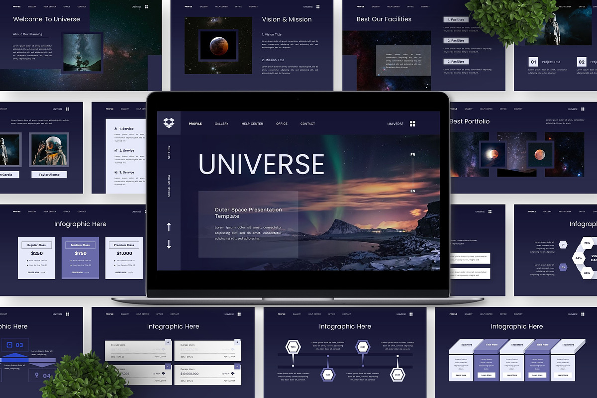 Universe - Outer Space Google Slide preview 6