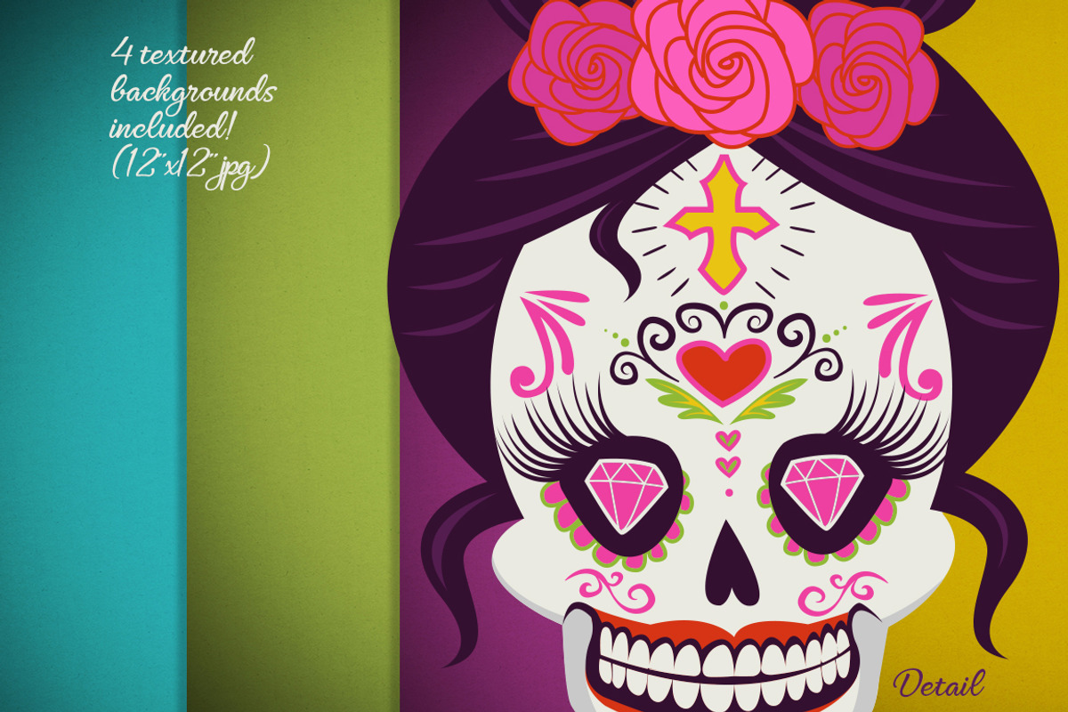 Day of the Dead Collection, a Decorative Illustration by Dapper Dudell (Photo 4 of 4)